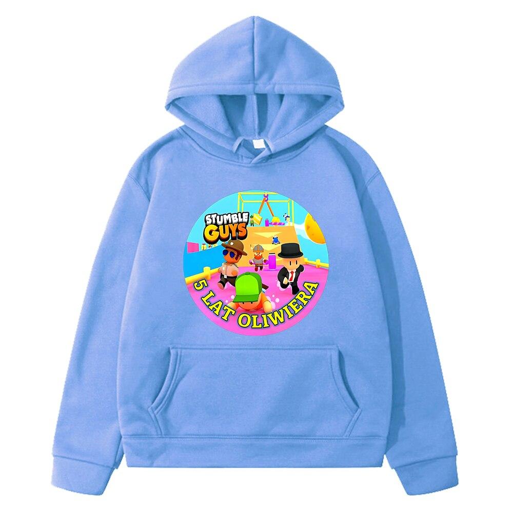 

Stumble Guys Fleece sweatshirt kids clothes girls anime hoodie y2k sudadera boys clothes Autumn Jacket Casual Children clothing