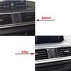 Carbon Fiber Style Car Accessories Interior Warning Lamp Button Trim Cover ABS For Mazda 3 Axela 2013 2014 2015 2016 2017 2018