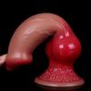 Liquid Silicone Shaped Dog Dildo Rear Anal Plug Dildo Female Masturbator Sex Products