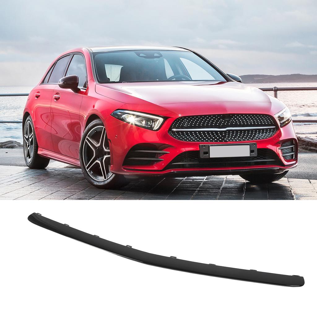 Front Bumper Lower Center Trim Scratch Proof For A-Class W177   Line Pre-Facelift 2019-2022