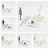 15cm Höhe Kunststoff/plastisch DIY Kombinationsfigurenmodell-Set für Heimdekoration