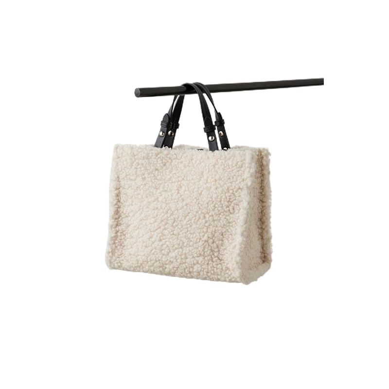 

[Azure by Mausie] narrow handle boa mini tote bag ladies 250HAB55-345H FREE IVOY