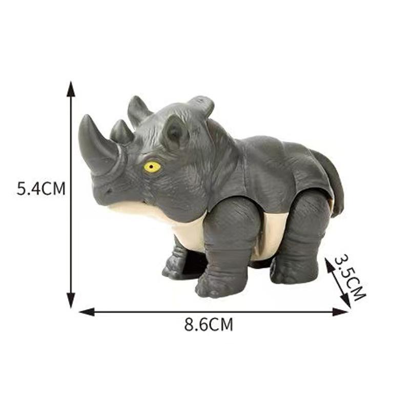 Prstový dinosaurus Montessori hračky pro děti Pohyblivé klouby Model dinosaura Jurský Hračka pro děti Senzorické Raně vzdělávací hračky Dárek