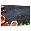 GLASS CUTTING BOARD STAND 40x30 SLATE