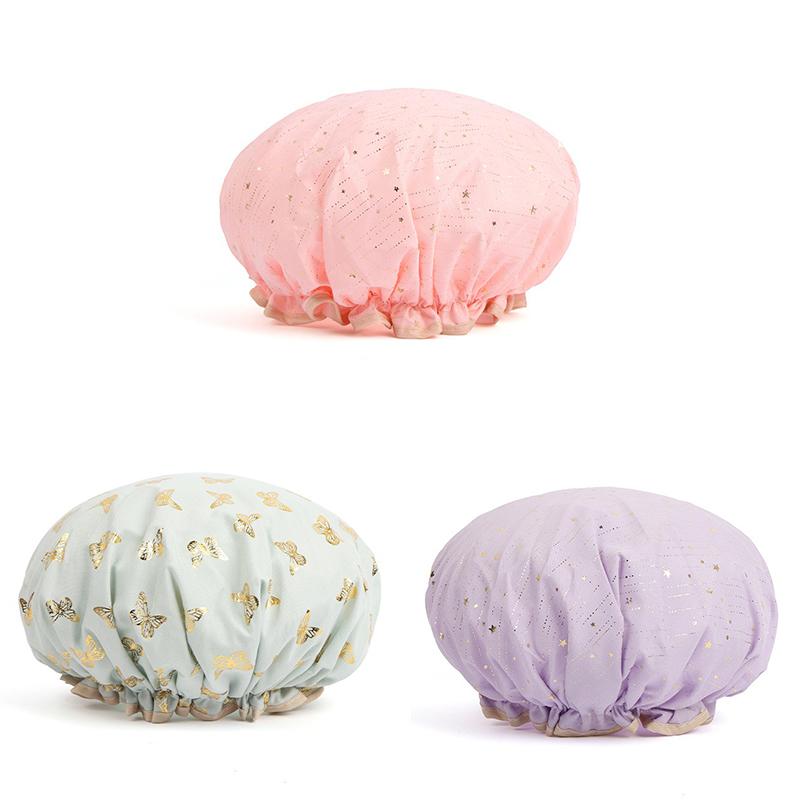 Shower Caps Waterproof  Donuts for Hair Bathing Cap for Women Swimming Cap Shower Shower Suit Bonnet Douche
