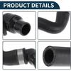 Radiator Coolant Hose for Mercedes-Benz S550 2007-2011 CL550 2007-2010 Good Sealing No.A2218302096 Engine Water Cooling Pipe Cooling Pipe Black 1 Pc