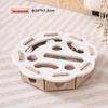 Interactive Felt Box Cat Toy with Teasing Bell Ball – Self-Play & Puzzle Maze for Boredom Relief