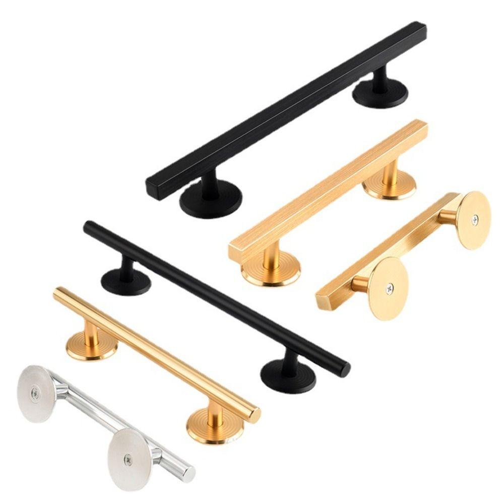 Aluminium Zinc Zinc Alloy Self-Adhesive Door Handle No-Drilling Barn Door Handle Furniture