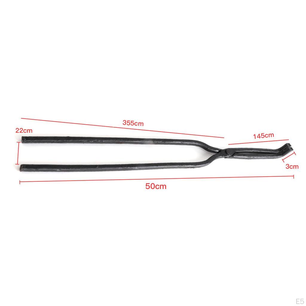 Tool for Crucibles, Long Handle, Ergonomic Crucible Clamp, Accessory Jewelry Casting