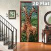 76Style 77/90cm Self-Adhesive Door Stickers Removable Wall Sticker Scenery Wallpaper Stone Stair Murals for Doors Modern Home Decor