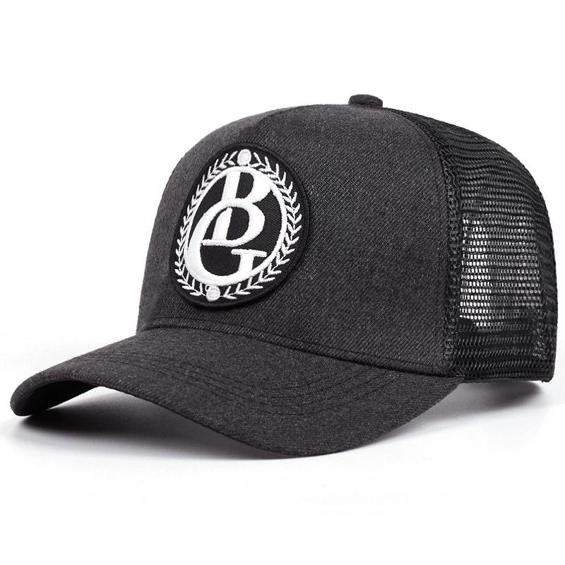 Summer Mesh Baseball Cap Women Men Three-Dimensional Letter Patch Snapback Hat Casual Breathable Unisex Street Hip Hop Trucker