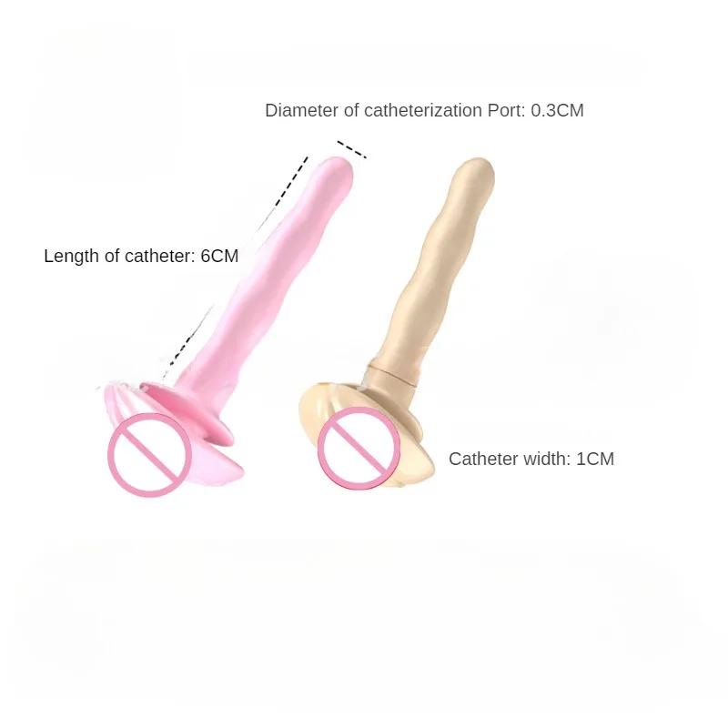 Cușcă de castitate Cușcă penis Blocare Tijă de sunaj moale pentru ochi de cal Tub Universal Silicon Dop uretral Accesorii Pentru Jucării Sexuale Adulți