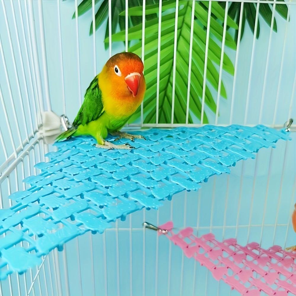 Atmungsaktive Papageien-Hängematten mit Haken Vogelkäfig-Zubehör Kleintier-Unterhaltung