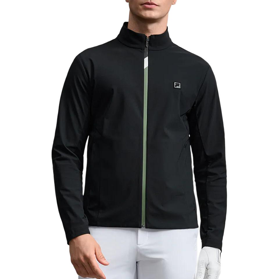FILA Golf Jackets Men's Pitch Black Stand Collar Moderate Other A11M545502FBK