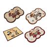 Floor Mat Cartoon Horse Design Anti-Slip Water Absorbent Festive Home Mat Bathroom Kitchen Home Decor