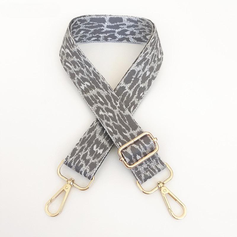 New Color Leopard Print Luggage Accessories Strap Adjustable Shoulder Crossbody Women's Bag Versatile Long Strap Broadband