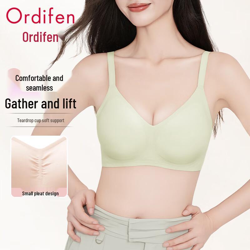 Odeifen Seamless Wireless Push-Up Bra