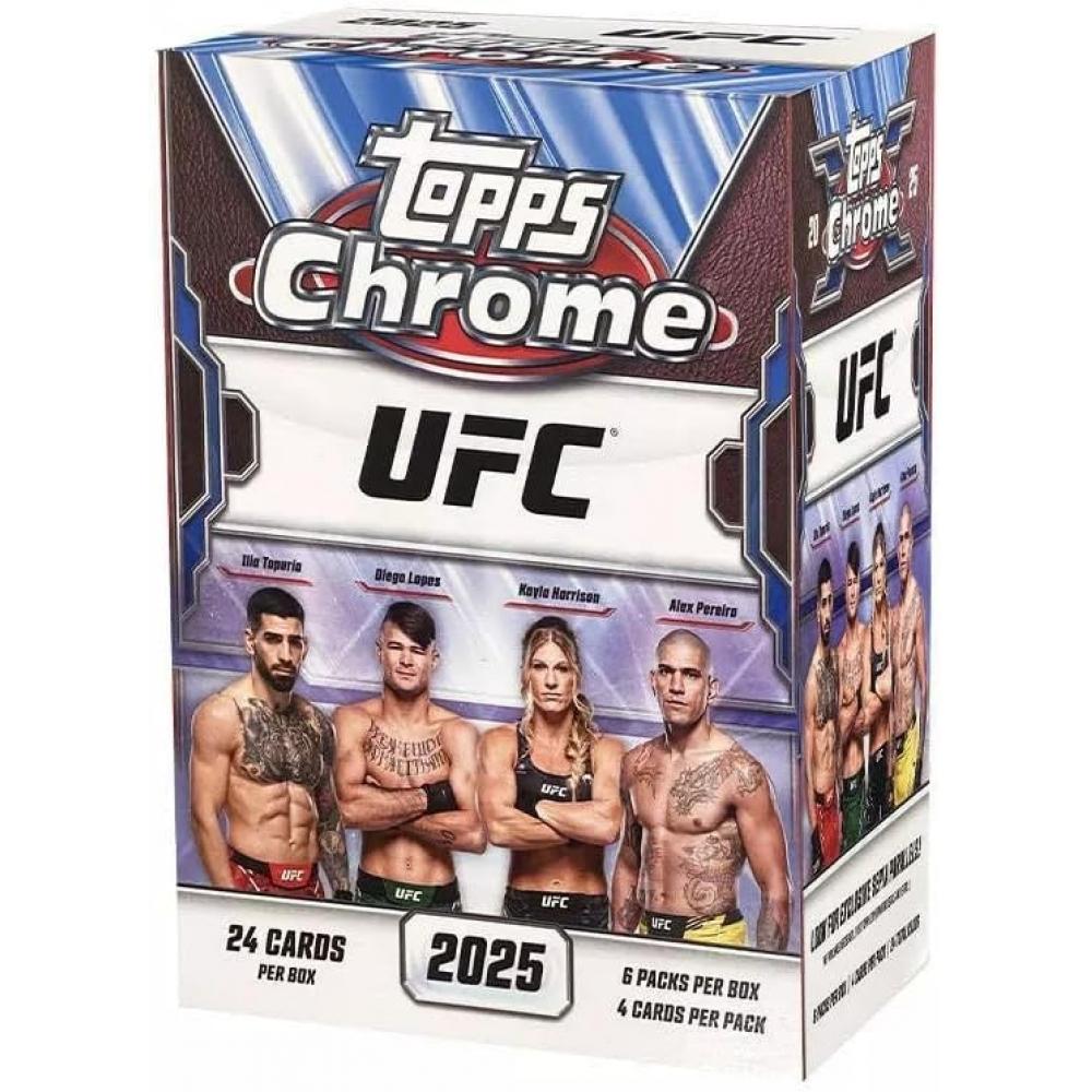 Topps 2025 Chrome Ufc Коллекционная карточка Blaster Box