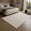 Soft Modern Graphic Relief Rug White 160x230