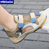 Atmungsaktive Sportsandalen für den Sommer für Kinder Jungen Outdoor Casual Strandschuhe Bequeme rutschfeste Kindermode-Sandalen