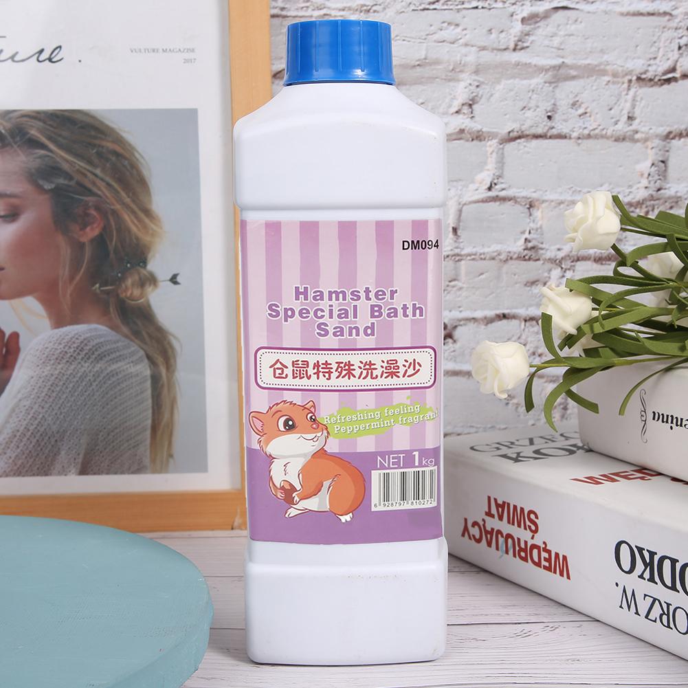 1kg Doğal Madde Güvenli Pet Banyo Kumu Hamster Chinchilla Tavşan Banyo Kumu