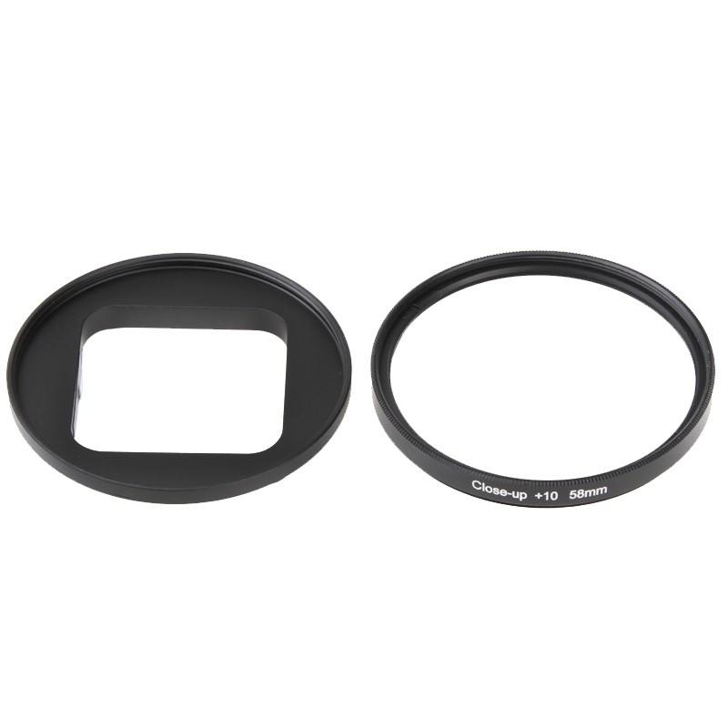 Camera Filter 58mm 10X Close-Up Lens Macro Lens Filter for GoPro HERO5 Session //HERO4 Session//Hero Session.