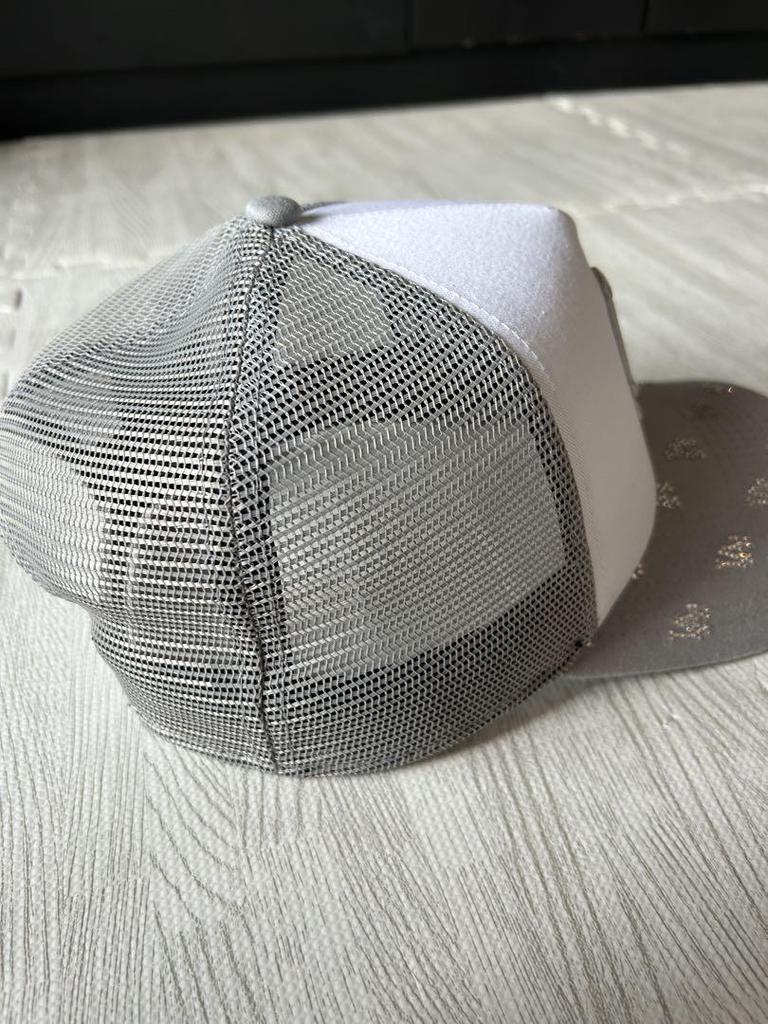 [USED] NEW ERA New Era Cap Gray White Custom