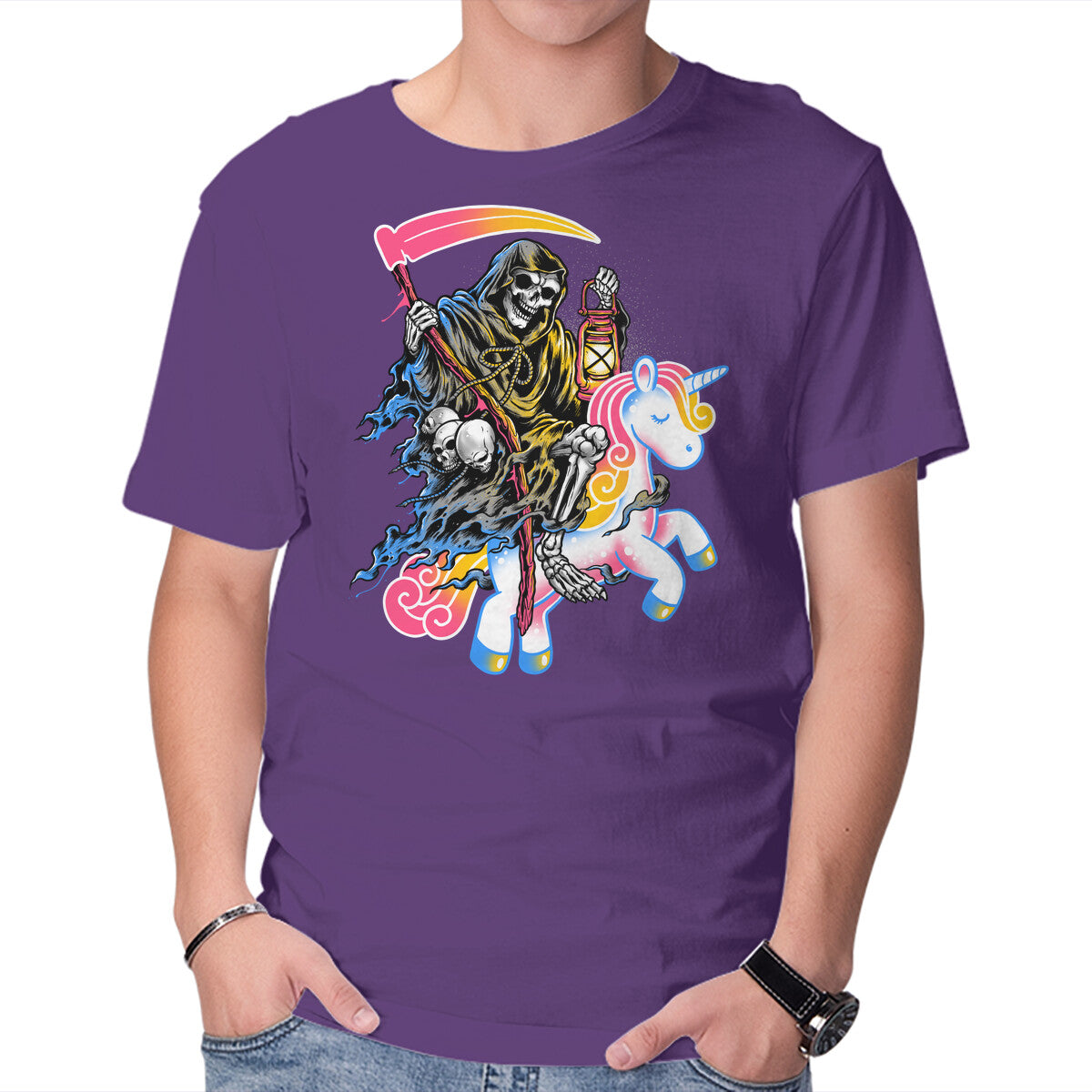Unisex Crew Neck T-Shirt Light My Path Graphic Short Sleeve Casual Tee XXXXL