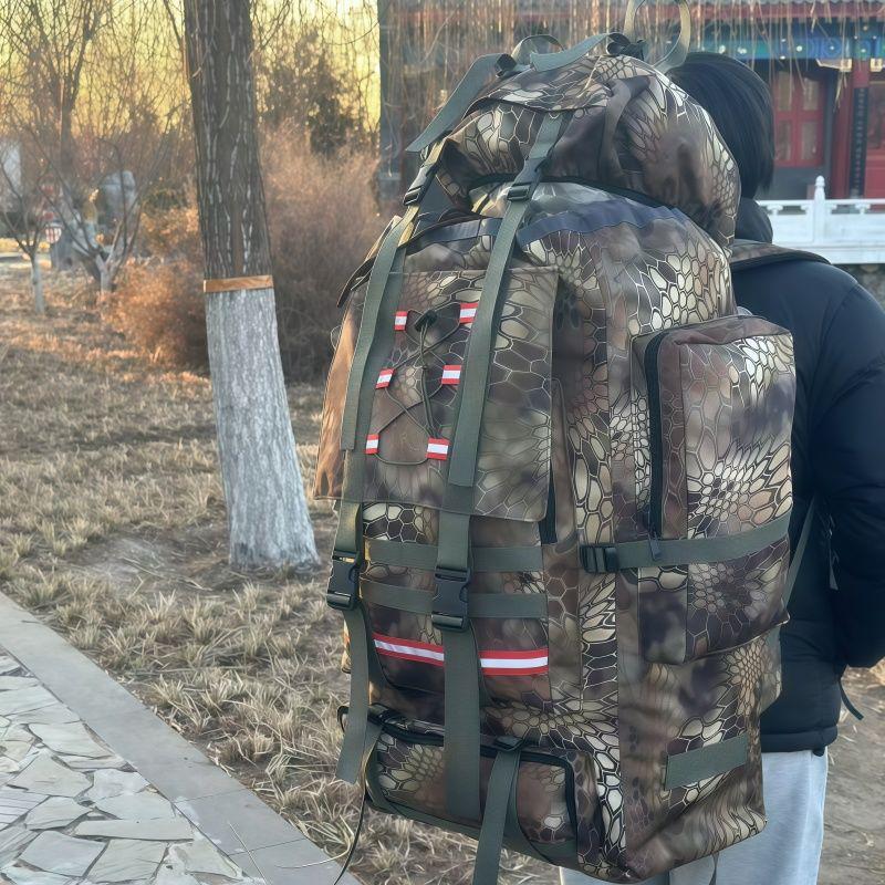 130L Εξαιρετικά Μεγάλο Αδιάβροχο Ταξιδιωτικό Σακίδιο Πλάτης για Άνδρες - Ιδανικό για Πάπλες, Αποσκευές, Υπαίθρια Αθλήματα και Ορειβασία.