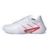 adidas Barricade White Silver Metallic Red Women Sneakers Cloud-White Grey-Two GW5034