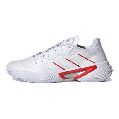Barricade White Silver Metallic Red Women Sneakers Cloud-White Grey-Two GW5034