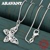 Copper Hollow Butterfly Pendant Necklace Daily Accessories Women'S Simple And Elegant Jewelry
