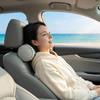 Car Headrest Pillow for Driving Faux Leather Memory Foam Ergonomic Neck Support Universal Fit Head Rest Travel Cushion for Most Vehicles