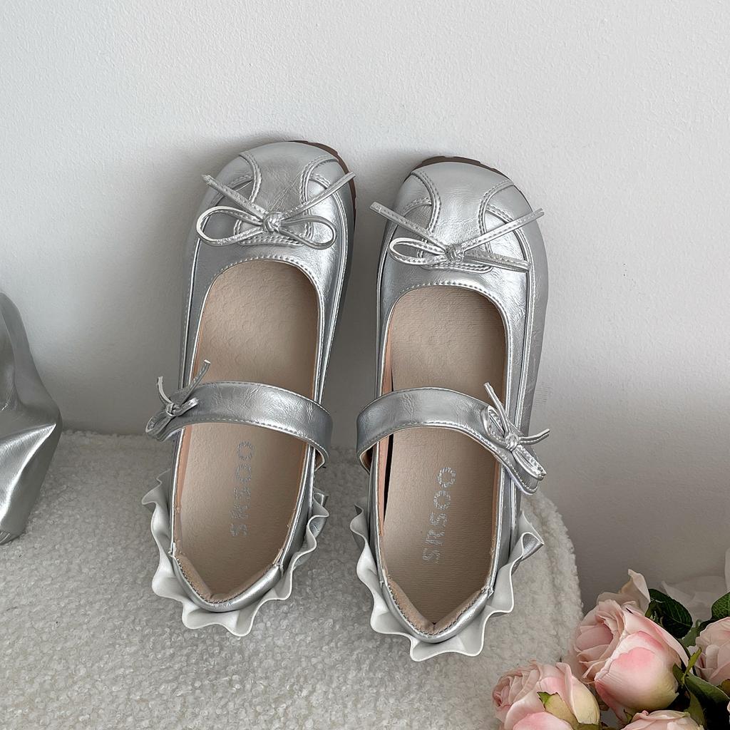 White French Ballet Style Light Mouth Flat Sole Shoes Women's Summer 2025 New with Skirt Retro Versatile Mary Jane Shoes