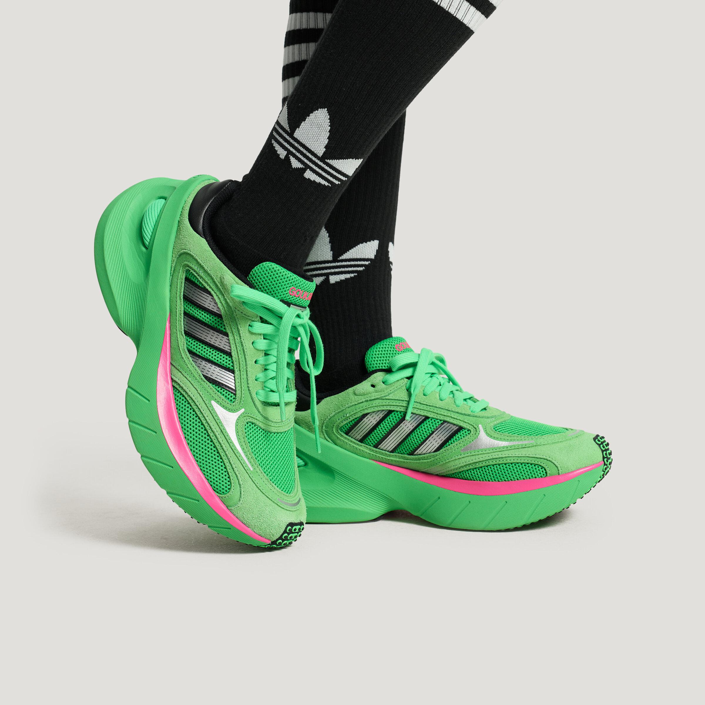 Adidas Adizero Goukana Running Shoes Unisex Green Pink 38