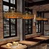 Nordic Vintage Pendant Hanging Lights Pastoral Chinese Chandelier Industrial Kitchen Bar Dining Room Decor Light Fixture E27