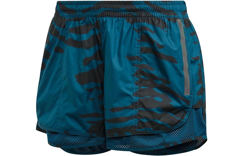 Adidas Sports Shorts Women s Peacock Green Moderate Woven Shorts EA2195 L
