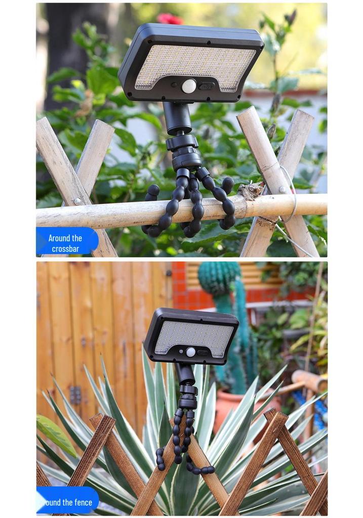 Dual-use Solar Outdoor Light Clip for Camping & Courtyard