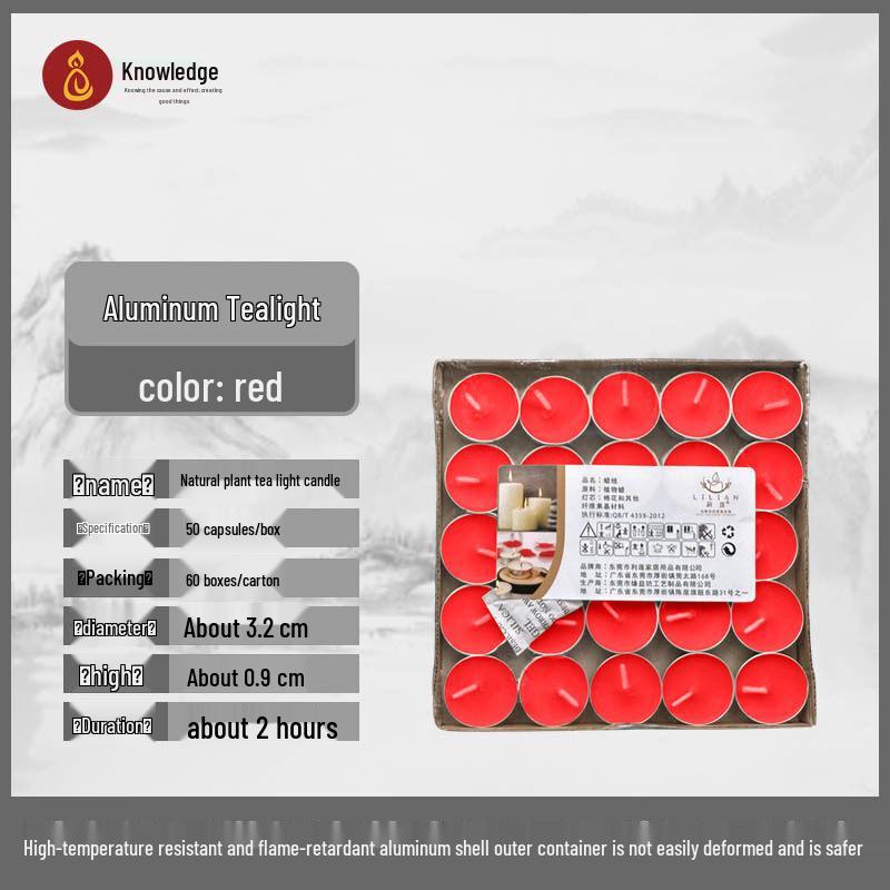 LIEI Long-Burning Tea Candles