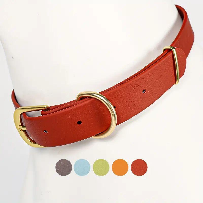 Waterproof Dog Collar,Quick Release Buckle,Odor-Proof Easy to Clean High Performance Fits Small Medium or Large Dogs