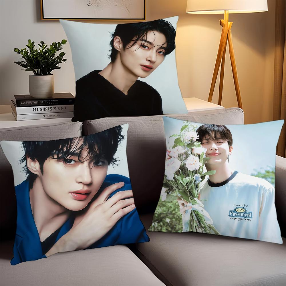 Koreanisches Modell B-Byeon W-Wooseok Kissenbezug Büro Kissen Geeignet für Sofa Auto Schlafzimmer Dekorative Kissenhülle