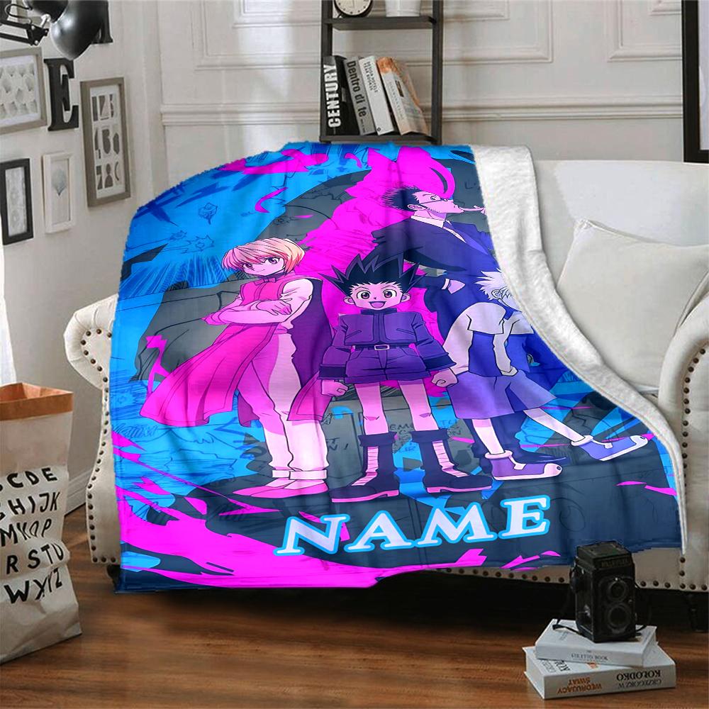 Custom 1pc Name's Adventure Blanket, Soft And Comfortable Blanket, Casual Warm, Camping Travel Blanket, Birthday Gift Q912129
