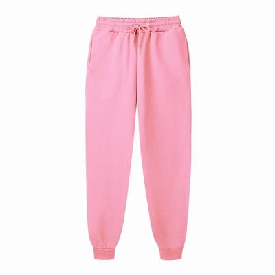 Damen Frühling und Herbst Outdoor Sport Casual Dünne Fleecehose Einfarbige Jogginghose mit Kordelzug
