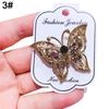 Women Rhinestone Inlaid Fox Butterfly Rabbit Animal Brooch Pin Corsage Jewelry
