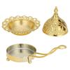 Incense Holders Metal Unique Design Modern Style Perfect Gift Aromatherapy Furnace for Bedroom Sauna