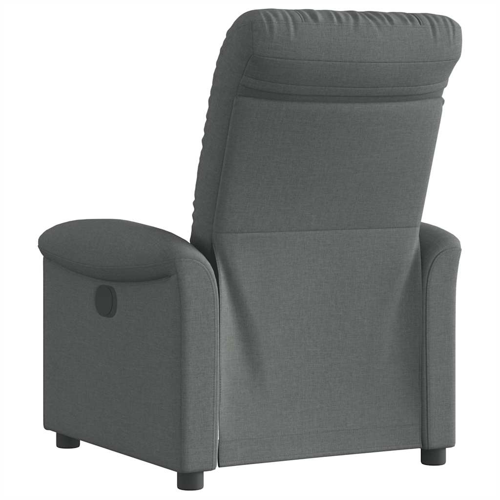 Relaxation Armchair Dark Grey Fabric