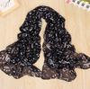 New Fashion Music Symbols Ladies Scarf Printed Chiffon For Ladies Women Girls Scarf Beach