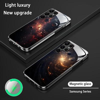 Hot U-Univ-erse Planet Phone Case For Samsung S26 S25 S24 S23 S22 S21 S20 Plus Ultra Glass Magnetic Case