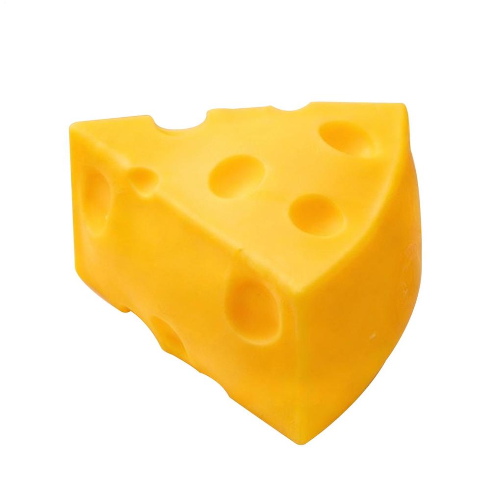 Soft Squeeze Toys Squishy Simulated Cheese Squeeze Toy Food Sensory Toy Soft Stress Relief Slow Rising Fidget Squeeze Toy