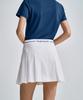 SERGIO TACCHINI W Classic Wide Pleated Skirt (White)